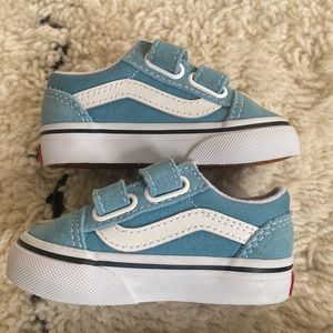 NEW! Vans Old Sokol Velcro Sz: 4 Toddler